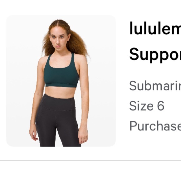 Lululemon Energy Bra - Picture 5 of 5